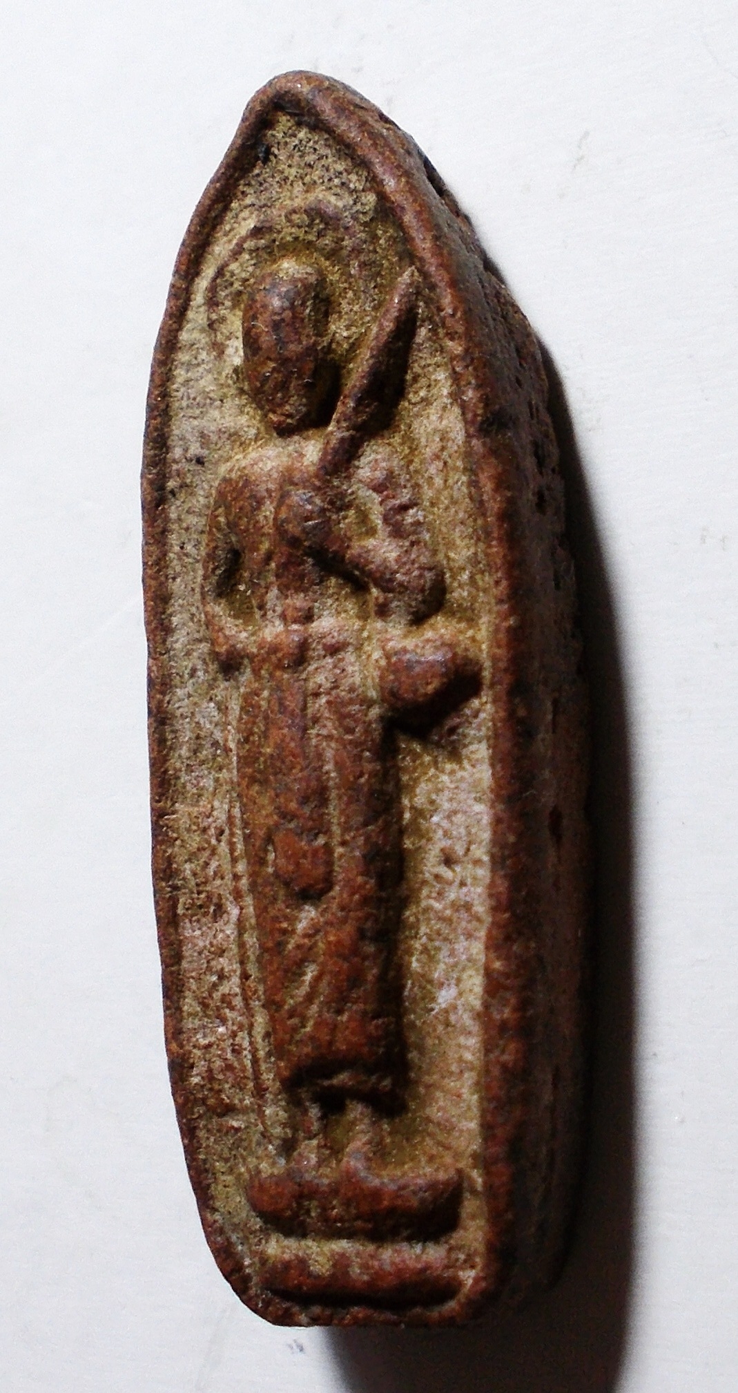 พระสิวลี เนื้อแช่น้ำมนต์หลังตรายาง ลป.สรวง เทวดาเล่นดิน ปี 19