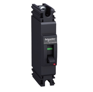 Schneider EZC100H เซอร์กิตเบรกเกอร์สวิตช์ตัดตอนอัตโนมัติ (MCCB) 1 โพล 25kA ขนาดเฟรม 100A EasyPact (EZC)