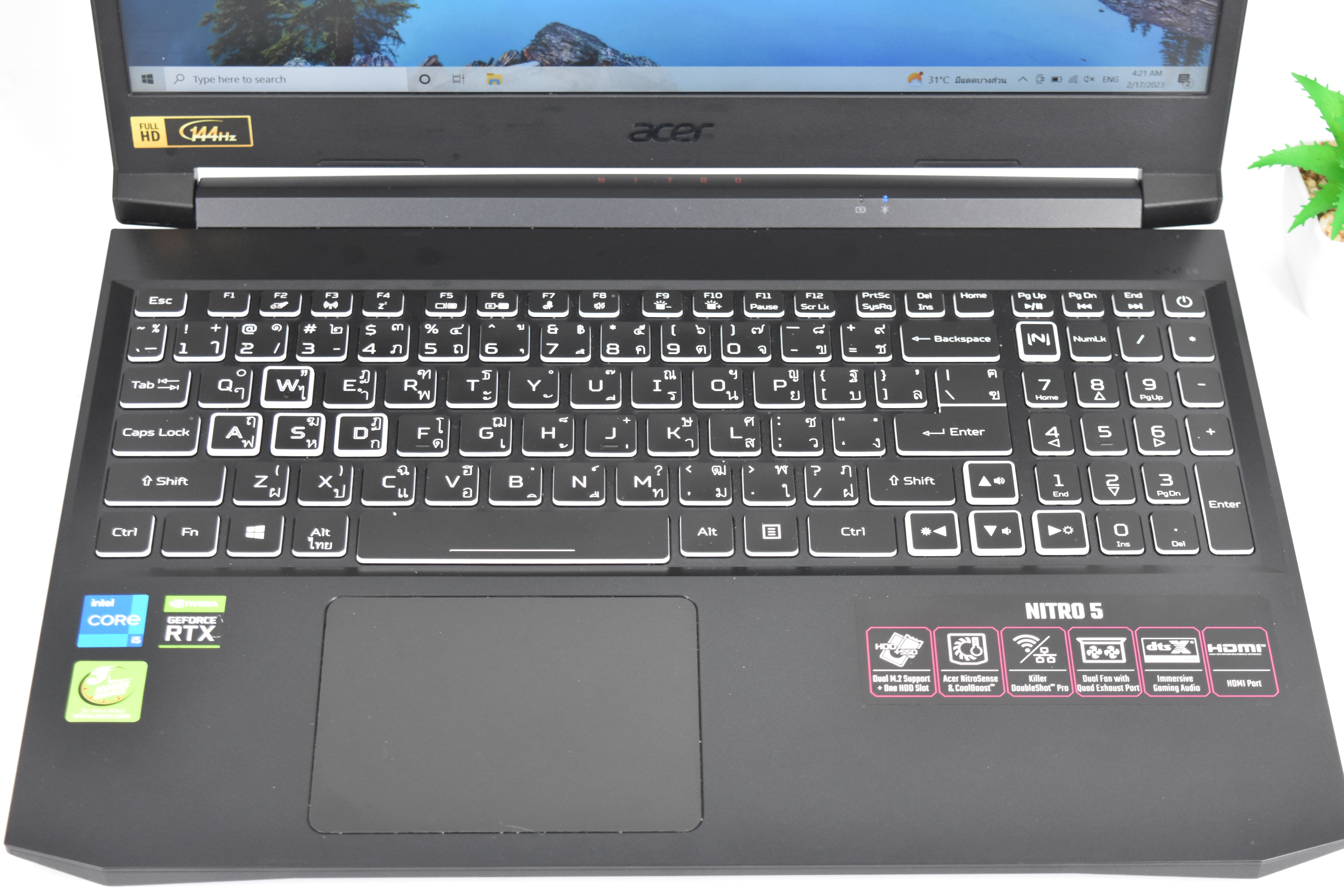 ACER NITRO 5 AN515-57-58LR (SHALE BLACK)