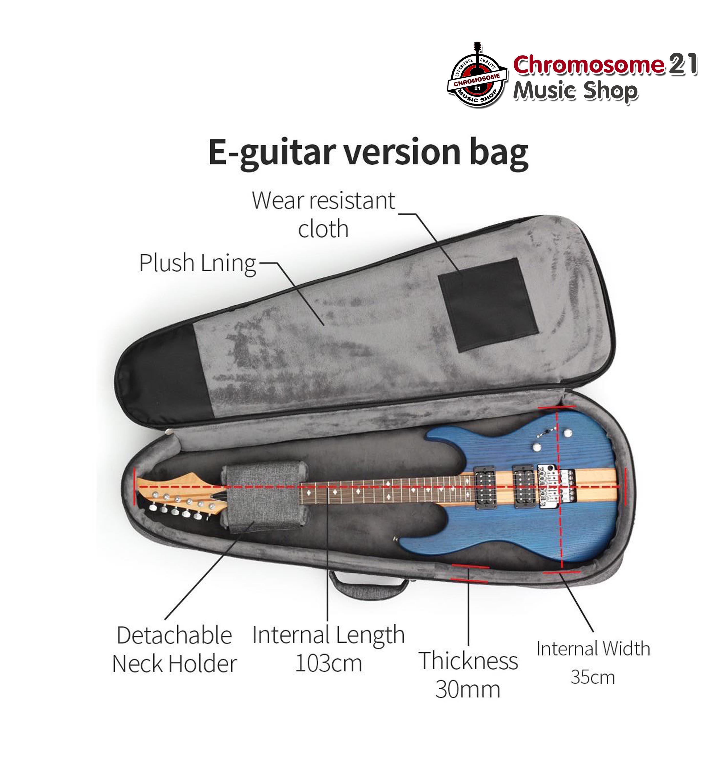 กระเป๋ากีตาร์ไฟฟ้า LONGTEAM Soft Case หนา30mm