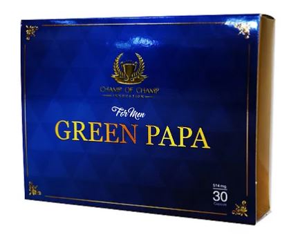 Green papa (กรีนปาปา) คืนความเป็นชายให้มีสุขภาพแข็งแรง จากปัญหาความเสื่อมทางเพศ