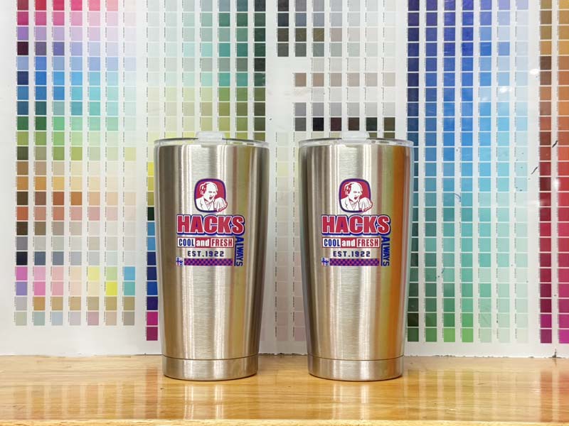 แก้วเก็บความเย็น ขนาด 20 oz พร้อมพิมพ์โลโก้ 4 สี