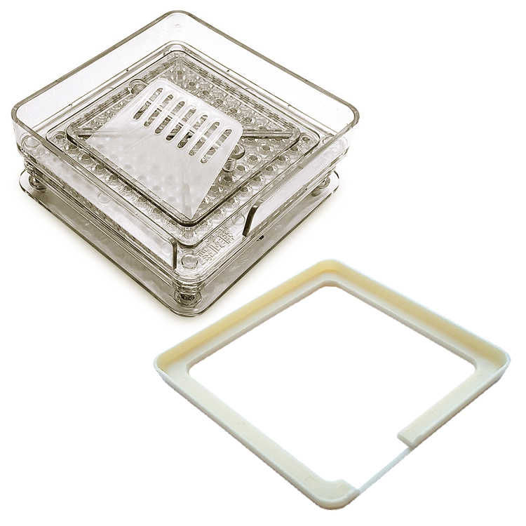 เครื่องบรรจุแคปซูลยา เบอร์ 00 (ครั้งละ 100 แคปซูล) มีขอบกันผงยา (เครื่องสีใส)