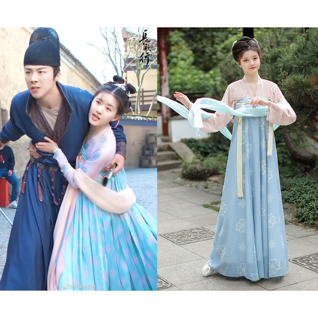 Pre - คอส สตรีหาญฉางเกอ หลี่เล่อเยียน จ้าวลู่ซือ ชุดจีน/ซีรี่ย์ Hanfu