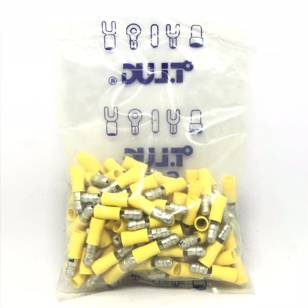 หัวเสียบตัวผู้ รุ่นกลมหุ้ม F（ราคา/ถุง）