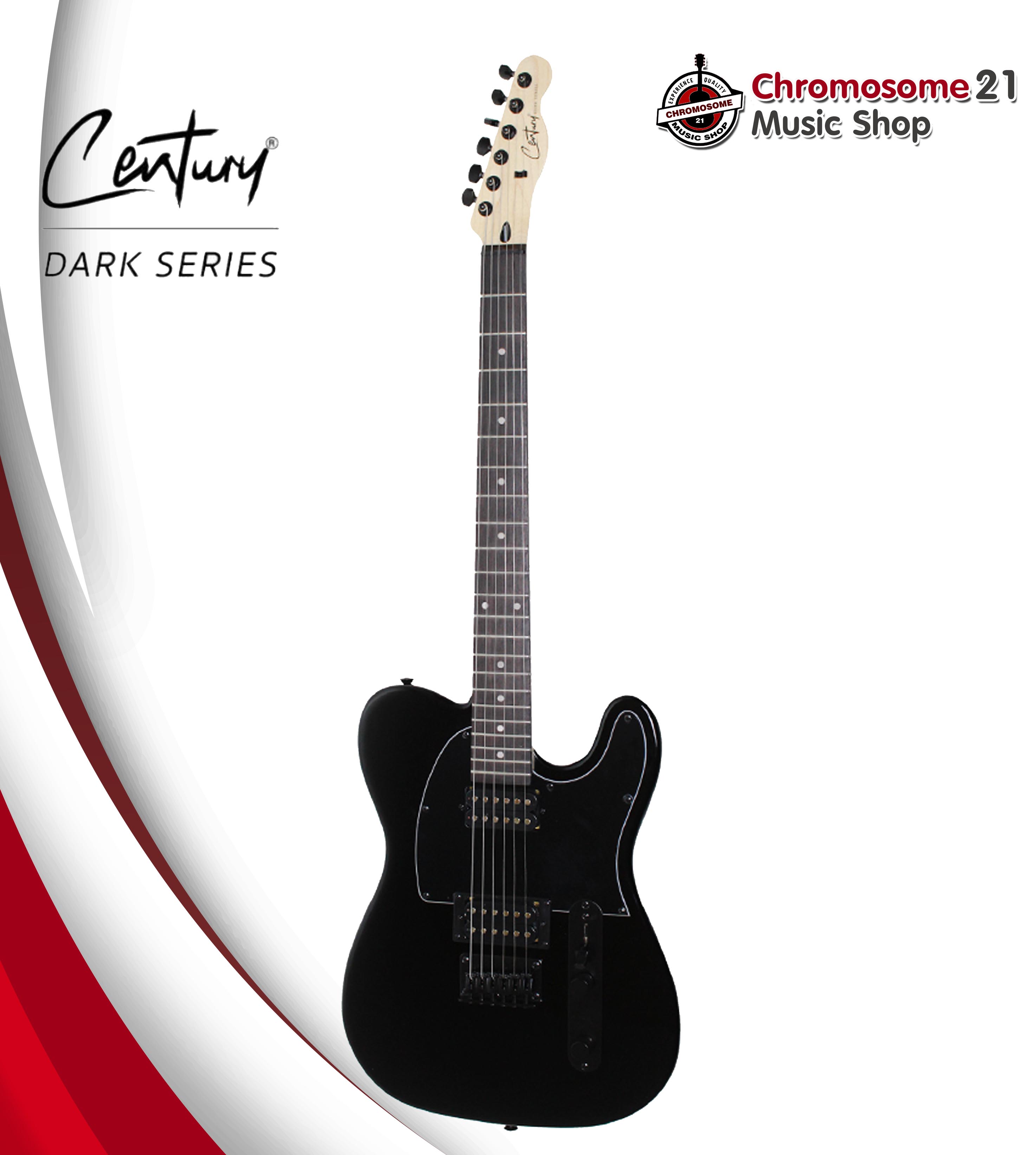กีตาร์ไฟฟ้า Century DTL Dark Series Tele (สีดำ)