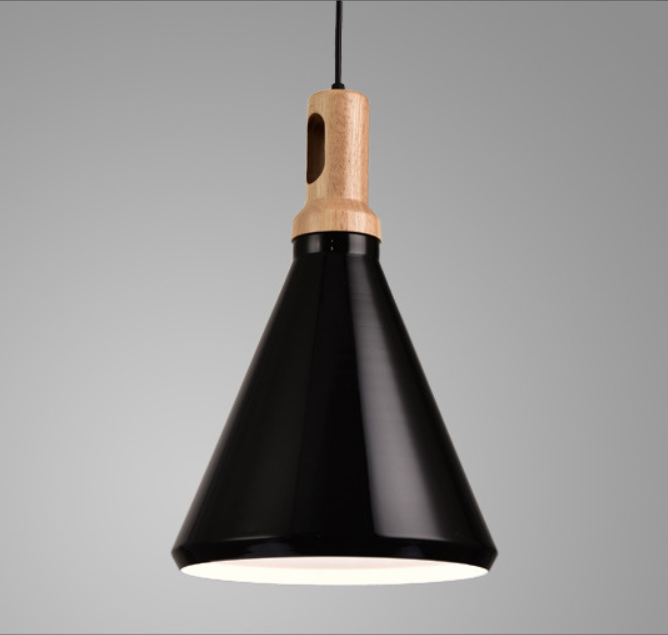 โคมไฟห้อยเพดานนอร์ดิกหัวไม้