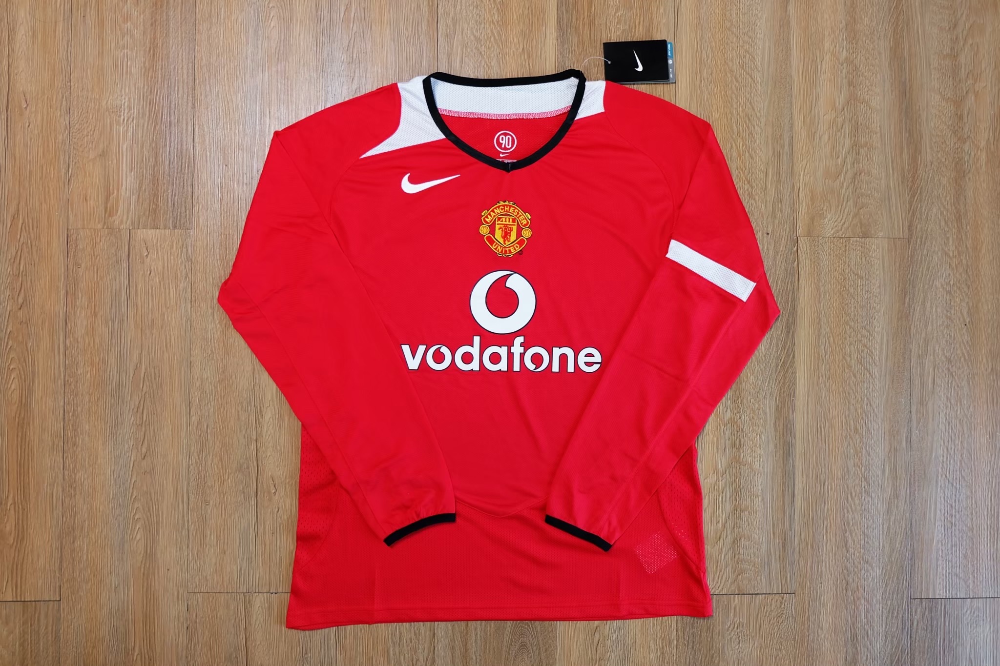 Retro เสื้อฟุตบอลเเมนยู แขนยาว 2004-06
