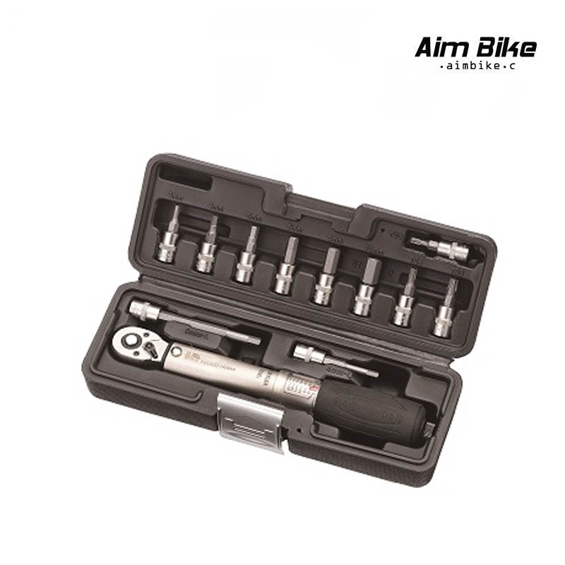 ประแจปอนด์ ตัวขัน 6 เหลี่ยมวัดแรง Bike Hand : YC-617-2ST 1/4" Torque wrench
