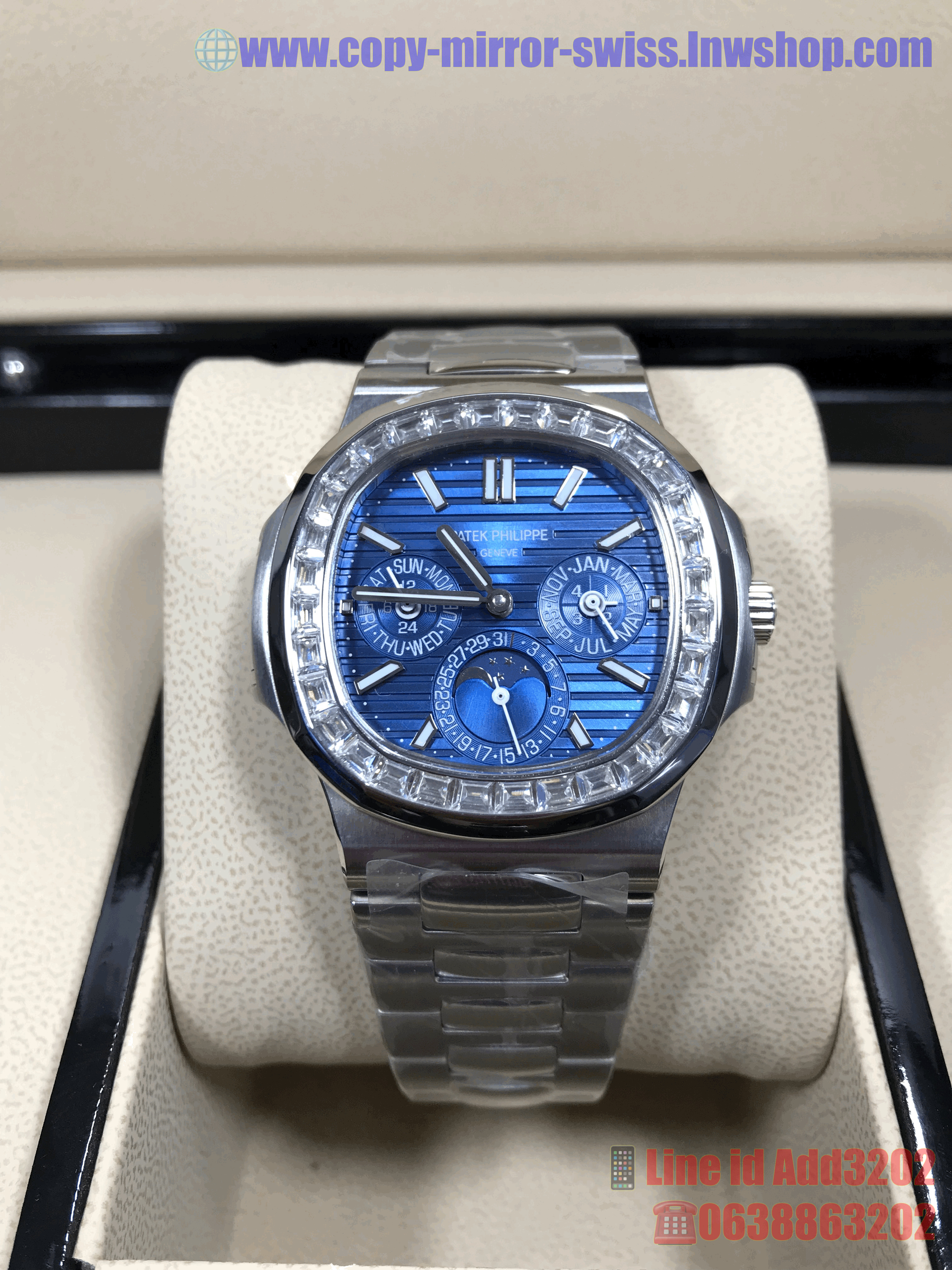 Patek Nautilus 5740 Diamond Bezel (Swiss GR)