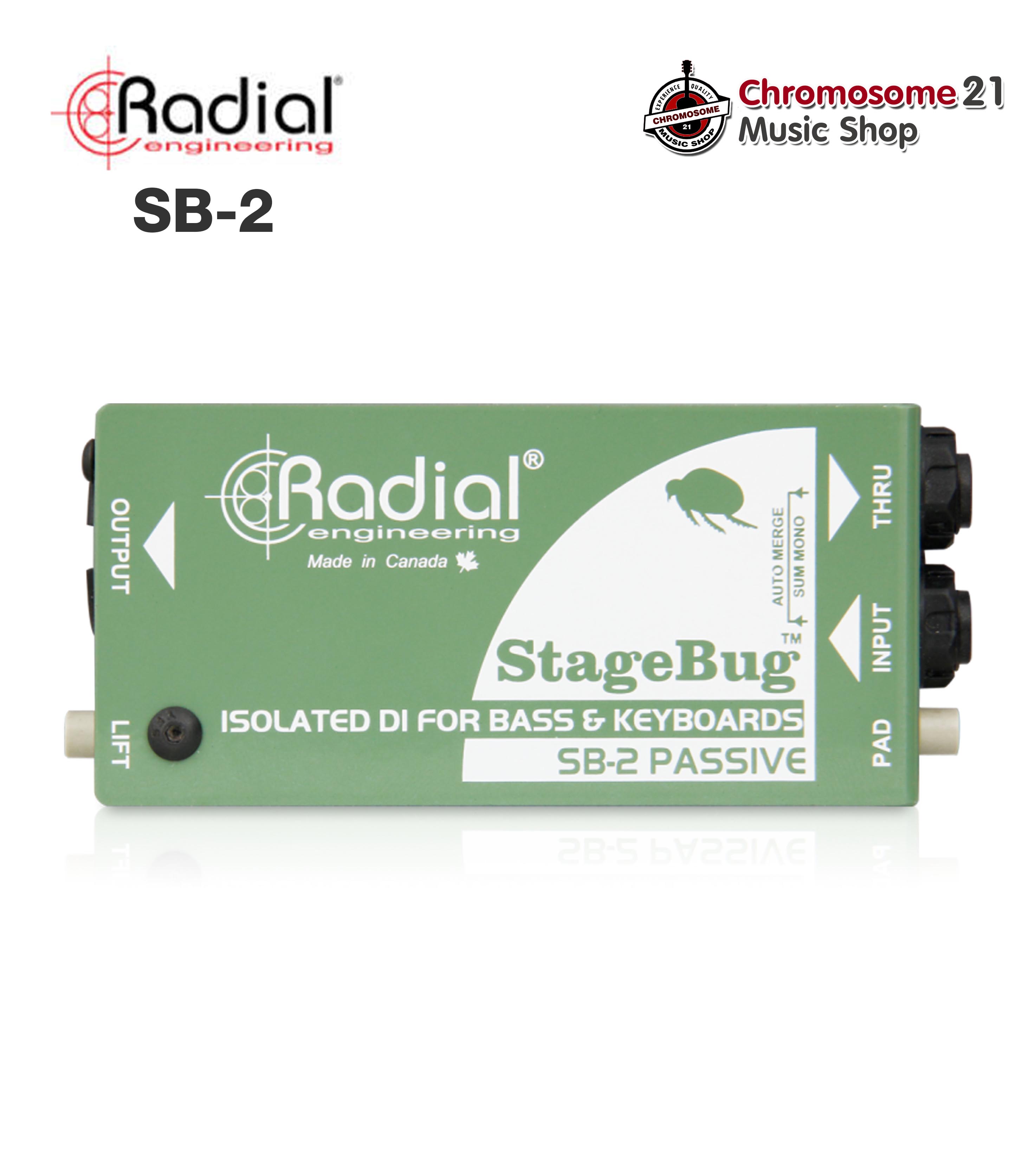 ไดเร็คบ๊อกซ์ Radial StageBug SB2 Passive Acoustic Direct Box