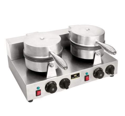 เตาทองม้วนไฟฟ้า 2 ถาด รุ่น FR-2 ยี่ห้อ FRY KING (เครื่องทำทองม้วนคู่)