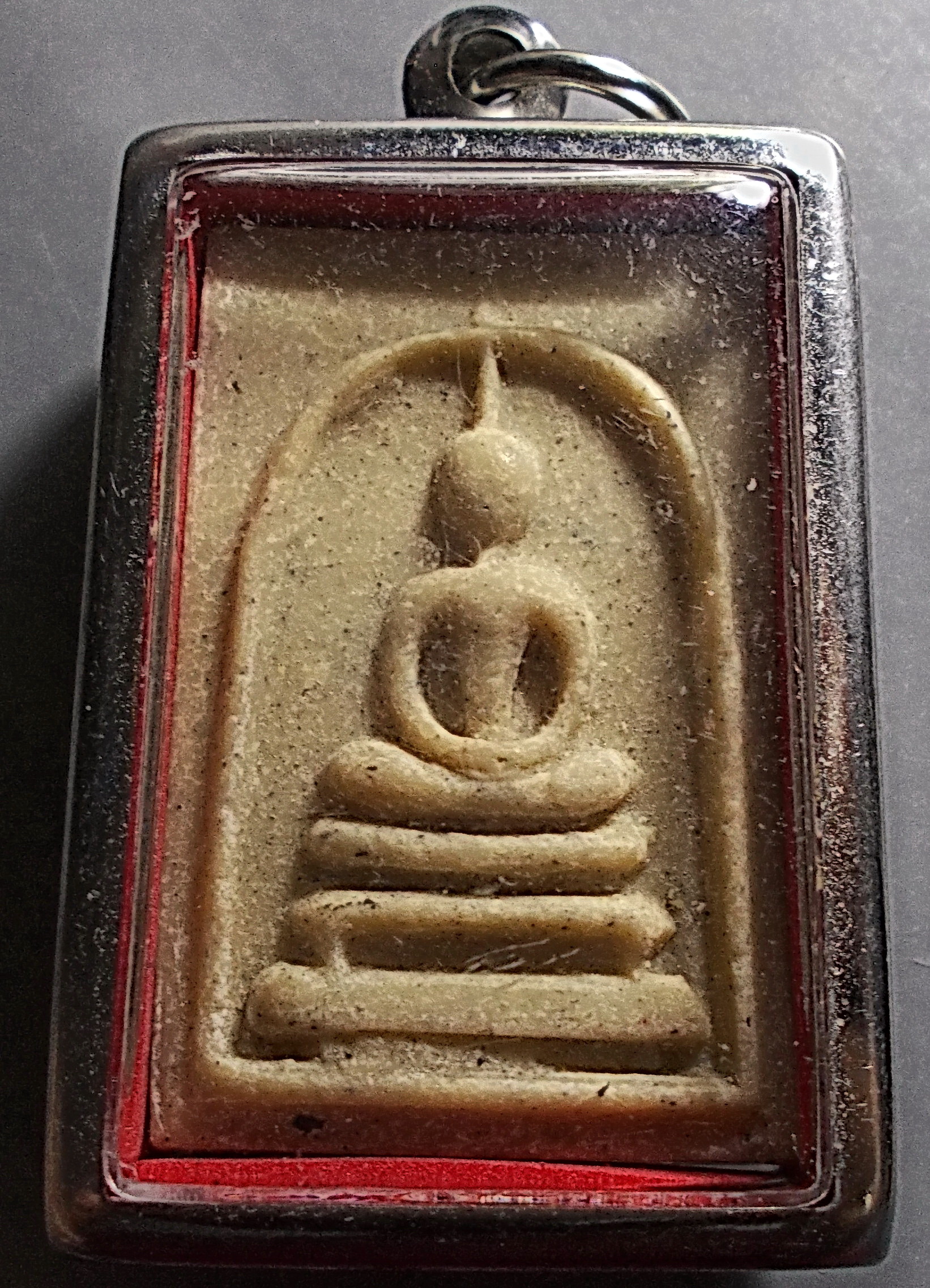 สมเด็จพิมพ์เกศทะลุซุ้ม หลวงพ่อกวย วัดโฆสิตาราม จ.ชัยนาท หลังสองจุด (ขายแล้ว)