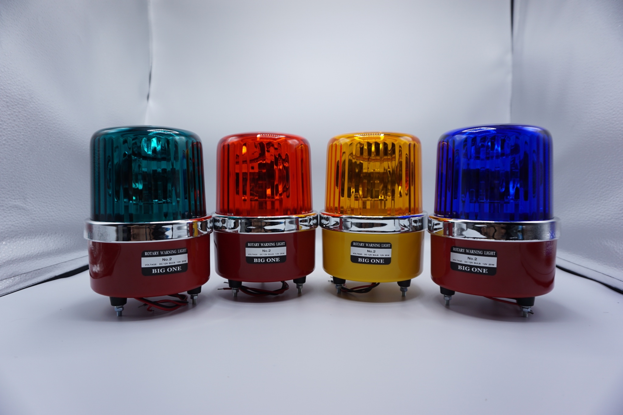 BIG ONE ไฟหมุนคุณภาพสูง Rotary Warning Light ตัวหมุนหน้าเดียว สีเขียว No.2 ขนาด 5 นิ้ว
