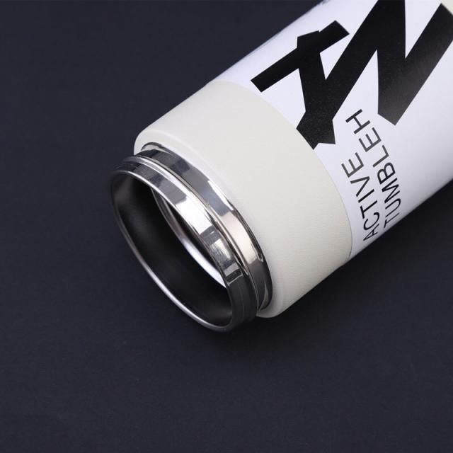 กระบอกน้ำสแตนเลส พร้อมหลอดดูดน้ำ (รหัส SP-044)