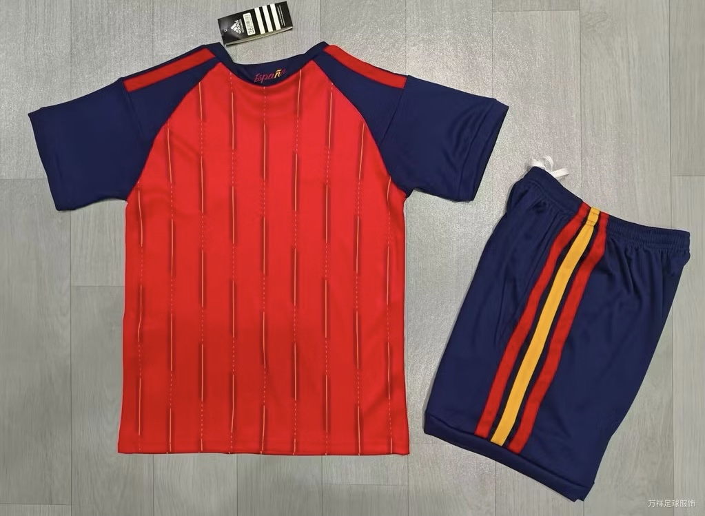 ชุดฟุตบอลเด็ก – ทีมชาติสเปน เหย้า เกรดแฟนบอล 2026