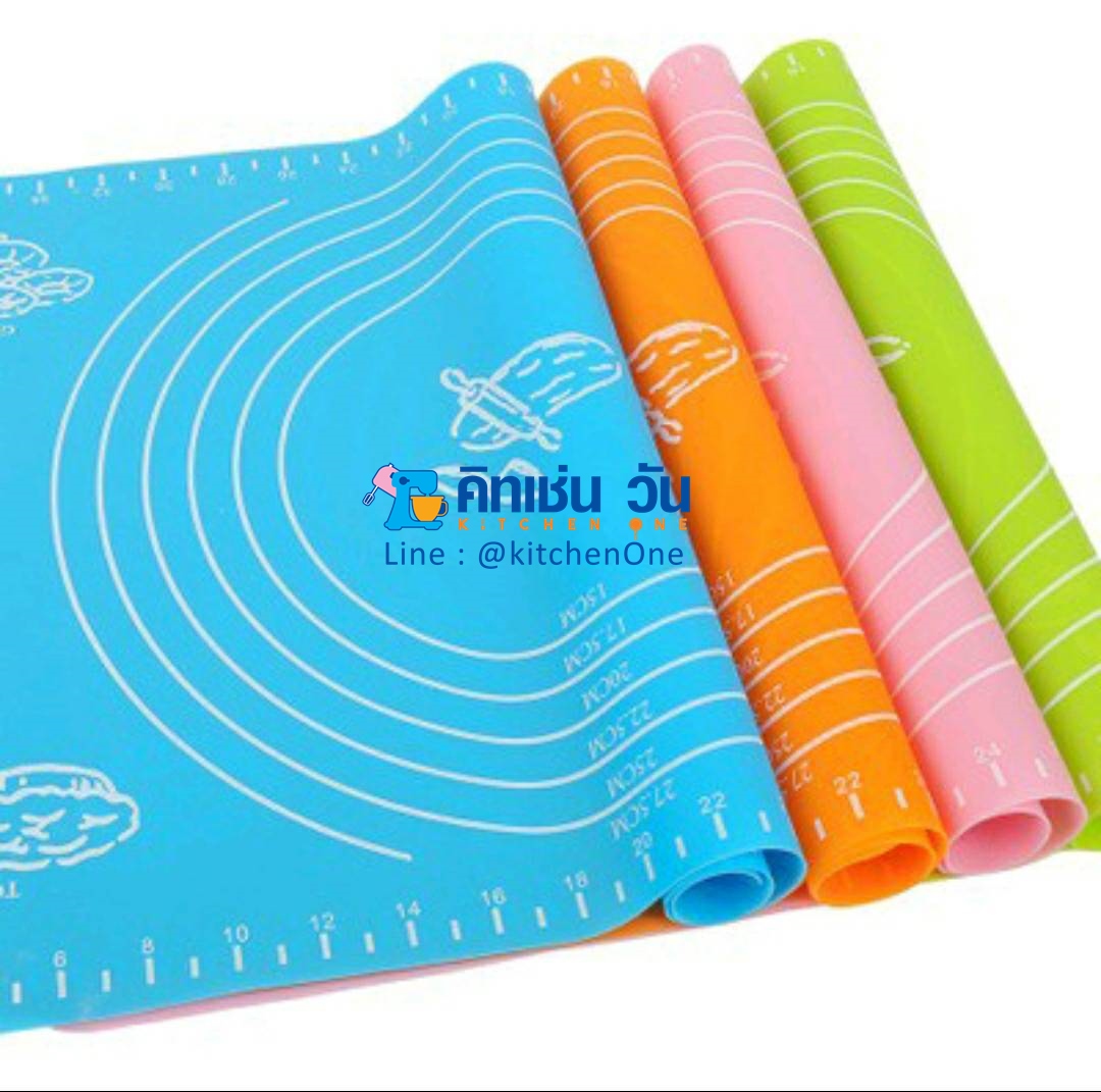 แผ่นรองนวดซิลิโคน 40×50 ซม. แผ่นรองอบ แผ่นซิลิโคนรองนวด ขนาดใหญ่ ไซส์ L