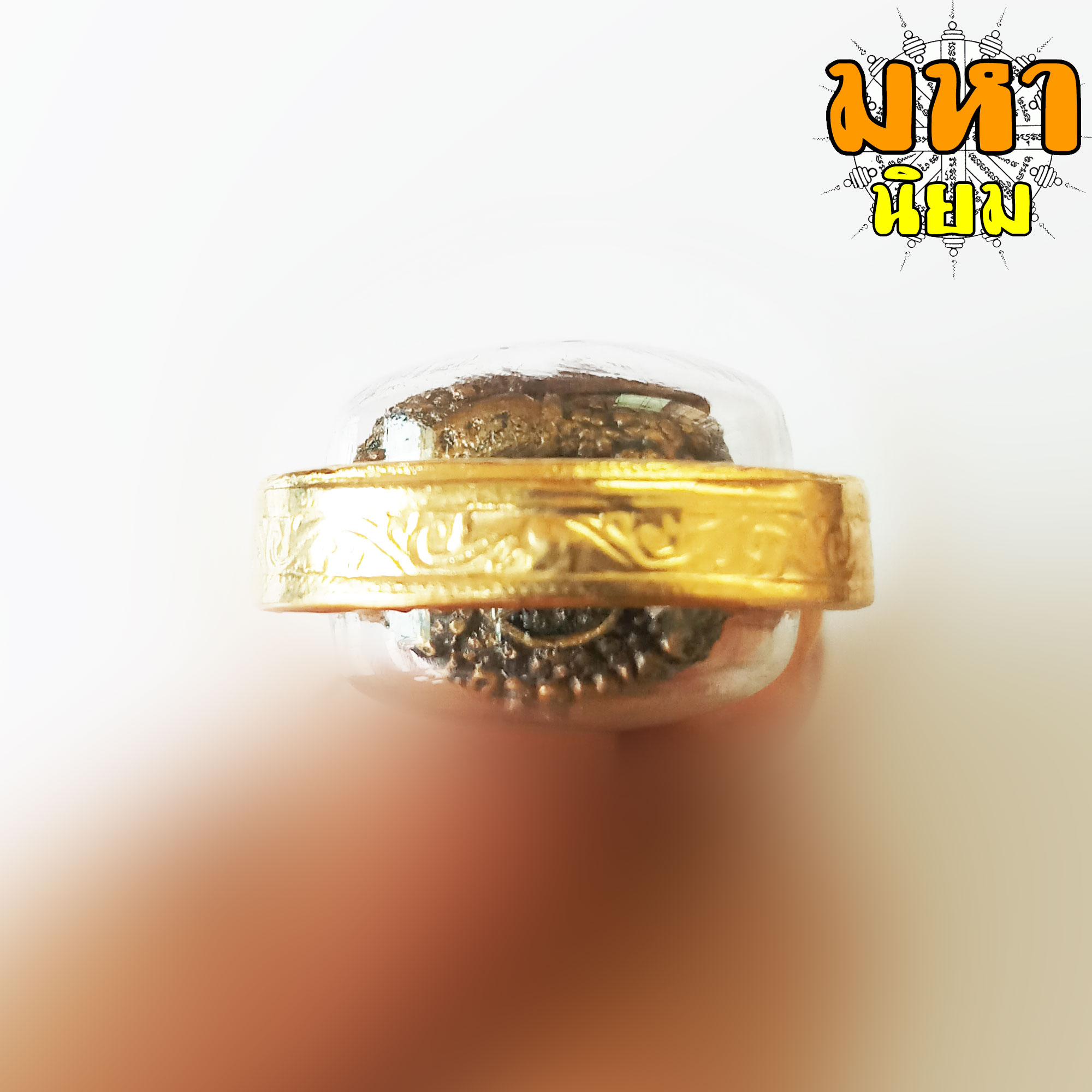 พระปิดตา ปุ้มปุ้ย หลวงปู่ทิม วัดพระขาว จ.อยุธยา กรอบทองไมครอน