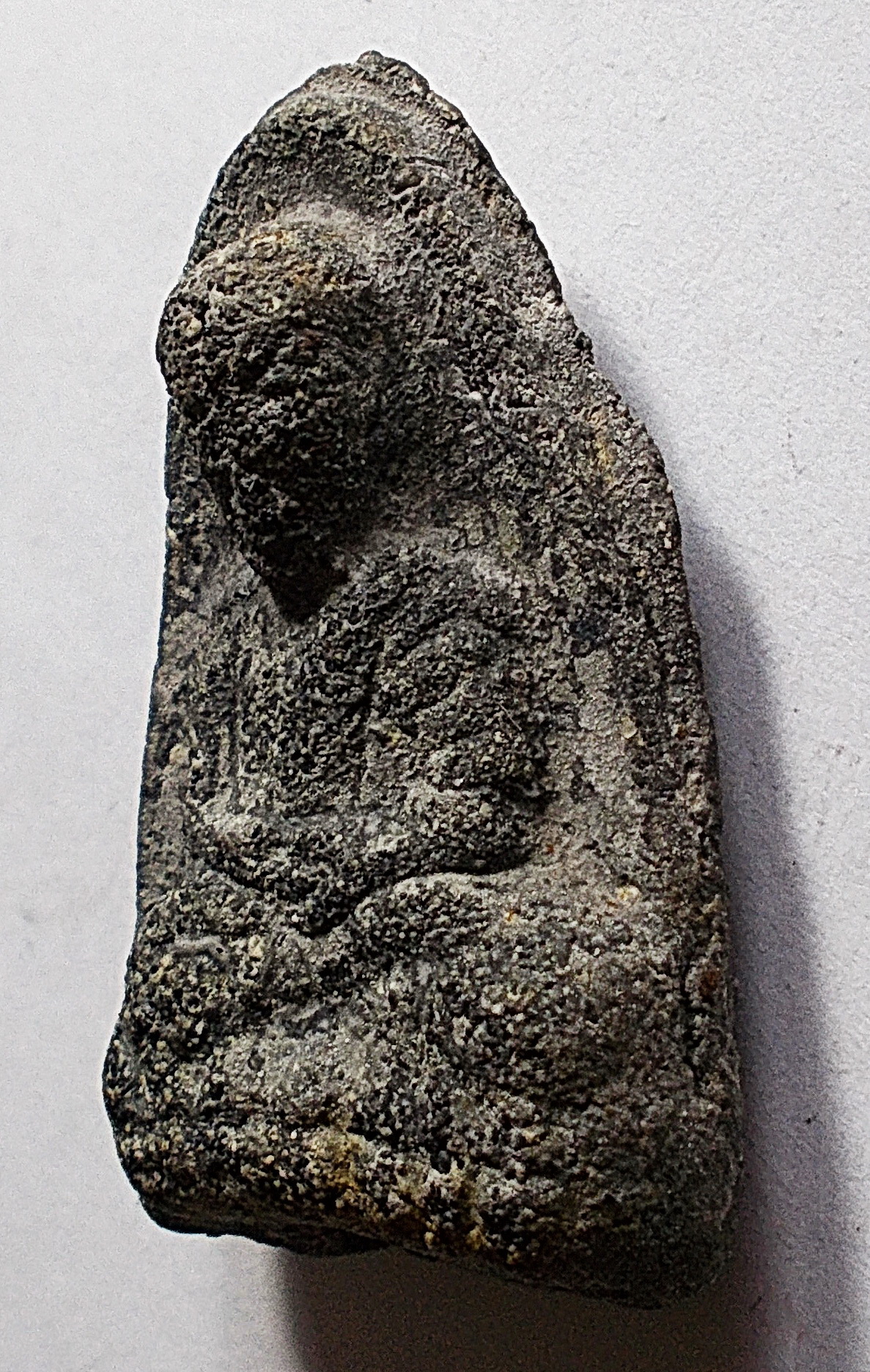 ลป.ทวด พิมพ์ใหญ่หลังบล๊อกประกบ เนื้อเทาลังเม้ง วัดประสาท ปี 2505-6