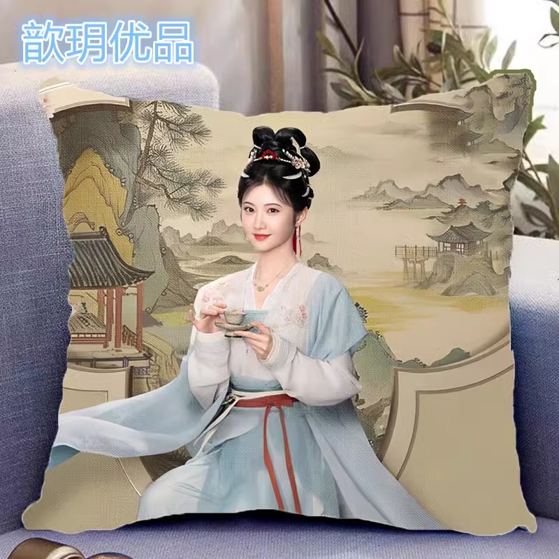 Pre - หมอนลาย SIJIN ซื่อจิ่นหวนรักประดับใจ จิ่งเถียน JingTian จางหว่านอี้ 40 ซม. (ไม่ใช่สินค้าอฟช.)