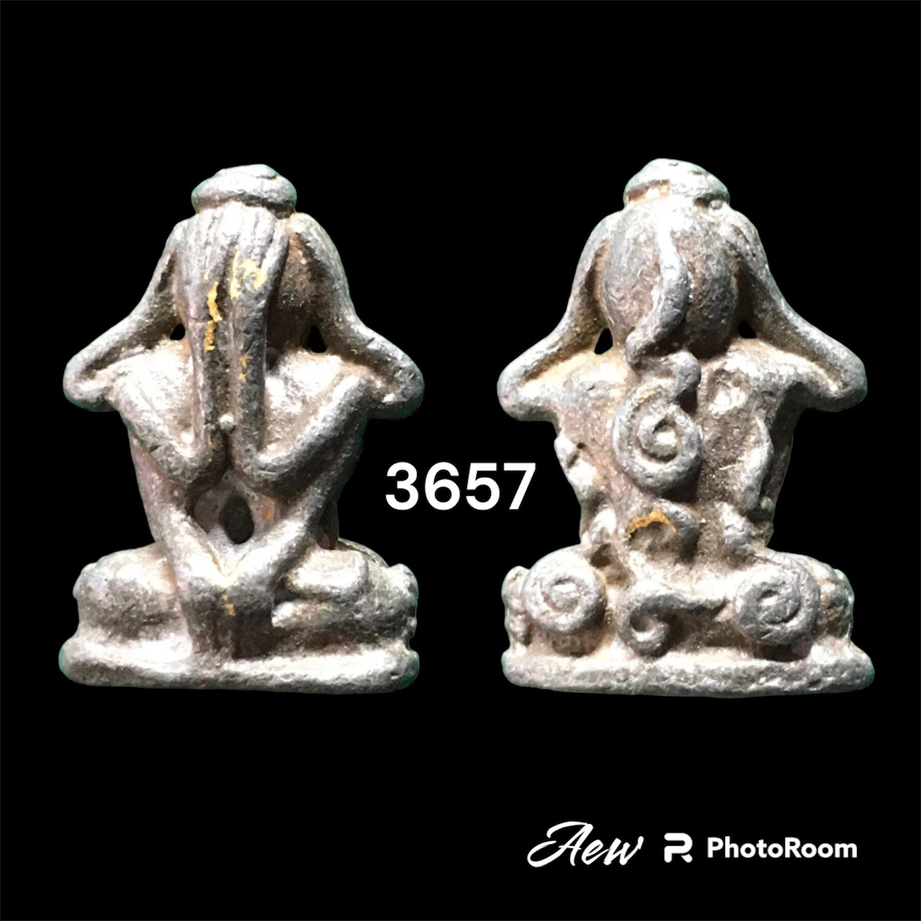 รูปหล่อเนื้อตะกั่วพระปิดตาศิลปเขมรยุคต้น