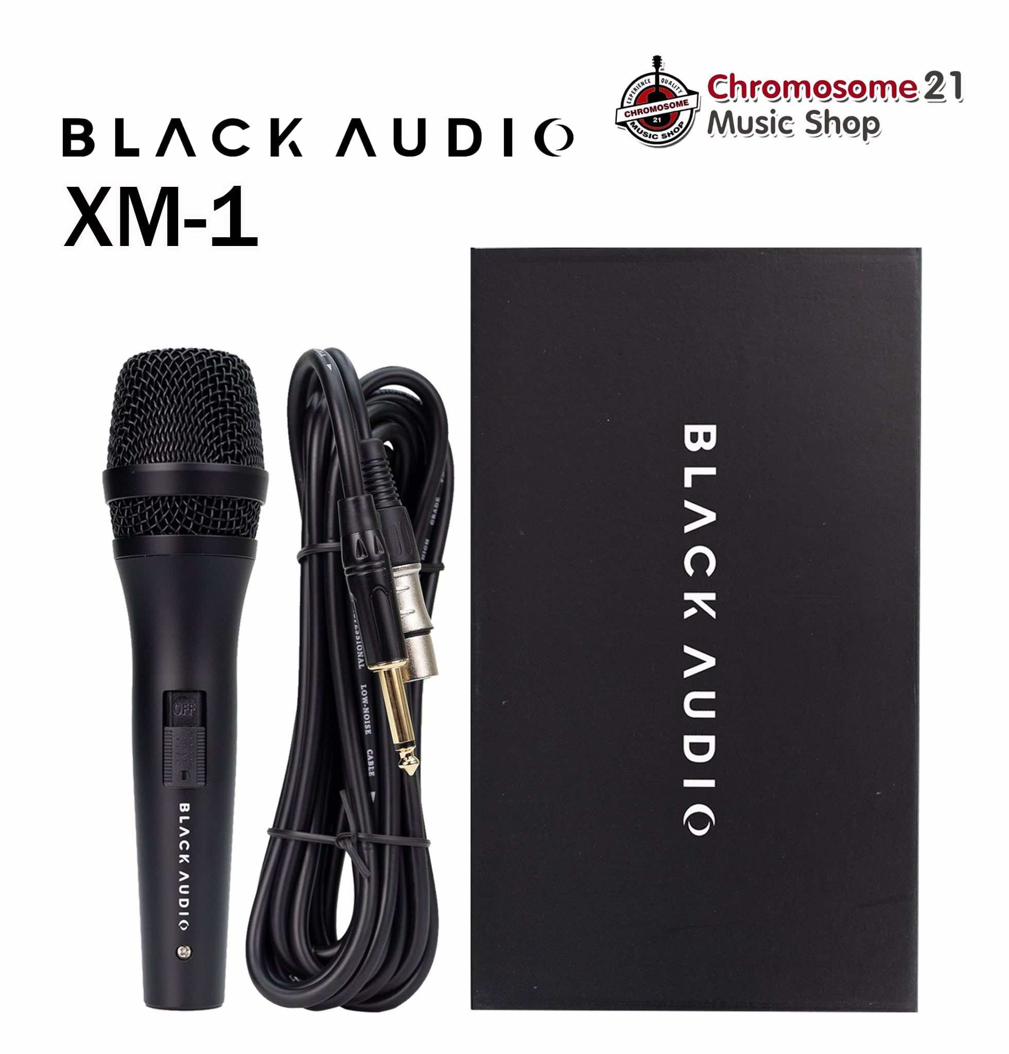 ไมโครโฟน BLACK AUDIO XM-1 แถมสายยาว 5 เมตร
