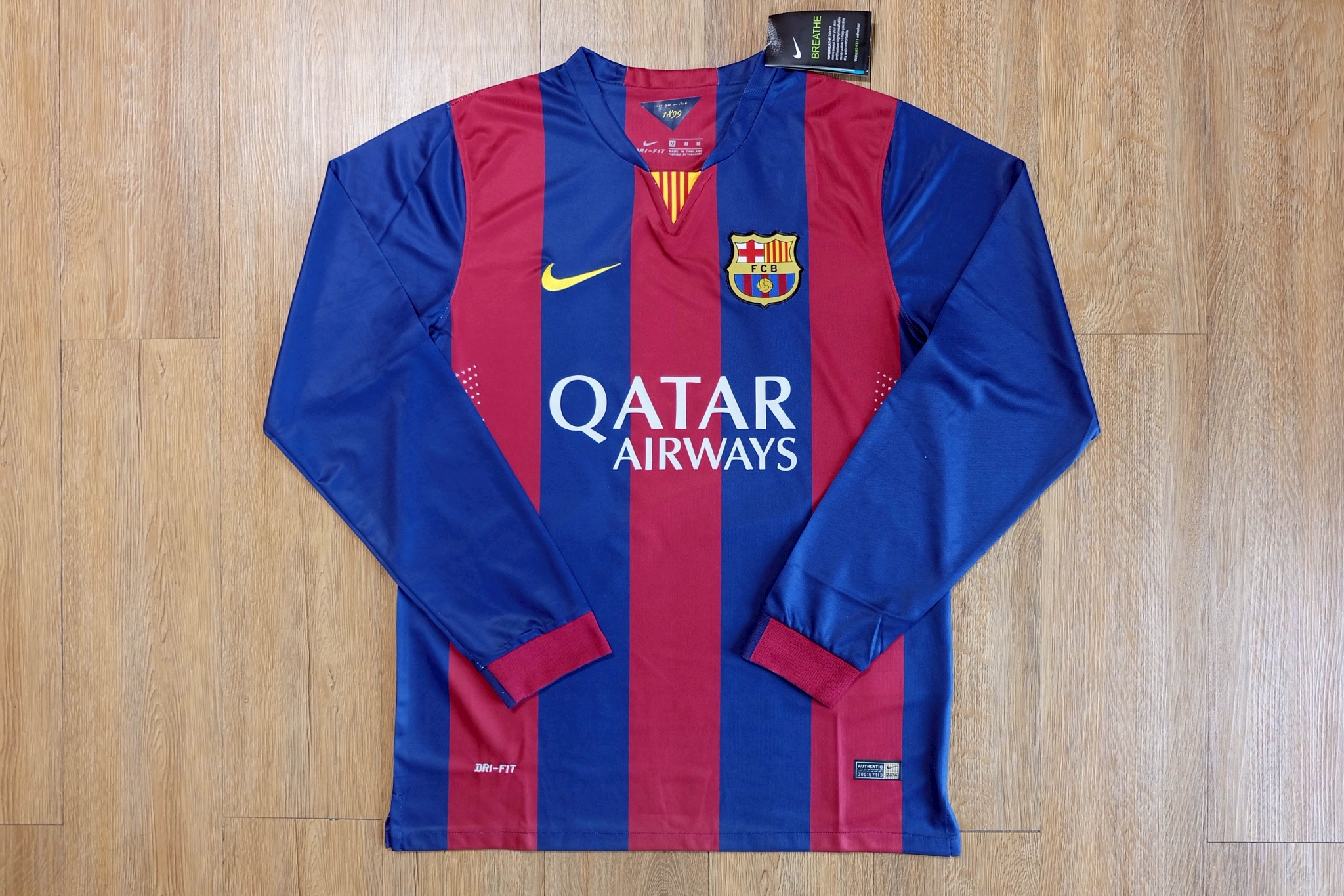Retro เสื้อฟุตบอลบาซ่า แขนขาว เกรดแฟนบอล 2014-15
