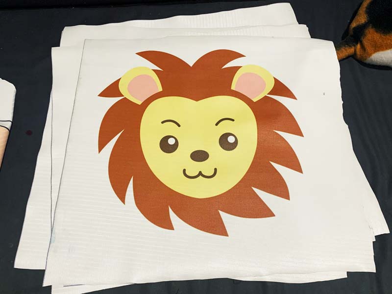 พิมพ์หนังแท้ หนังเทียม PU อัดลาย 4 สี ตัวอย่าง