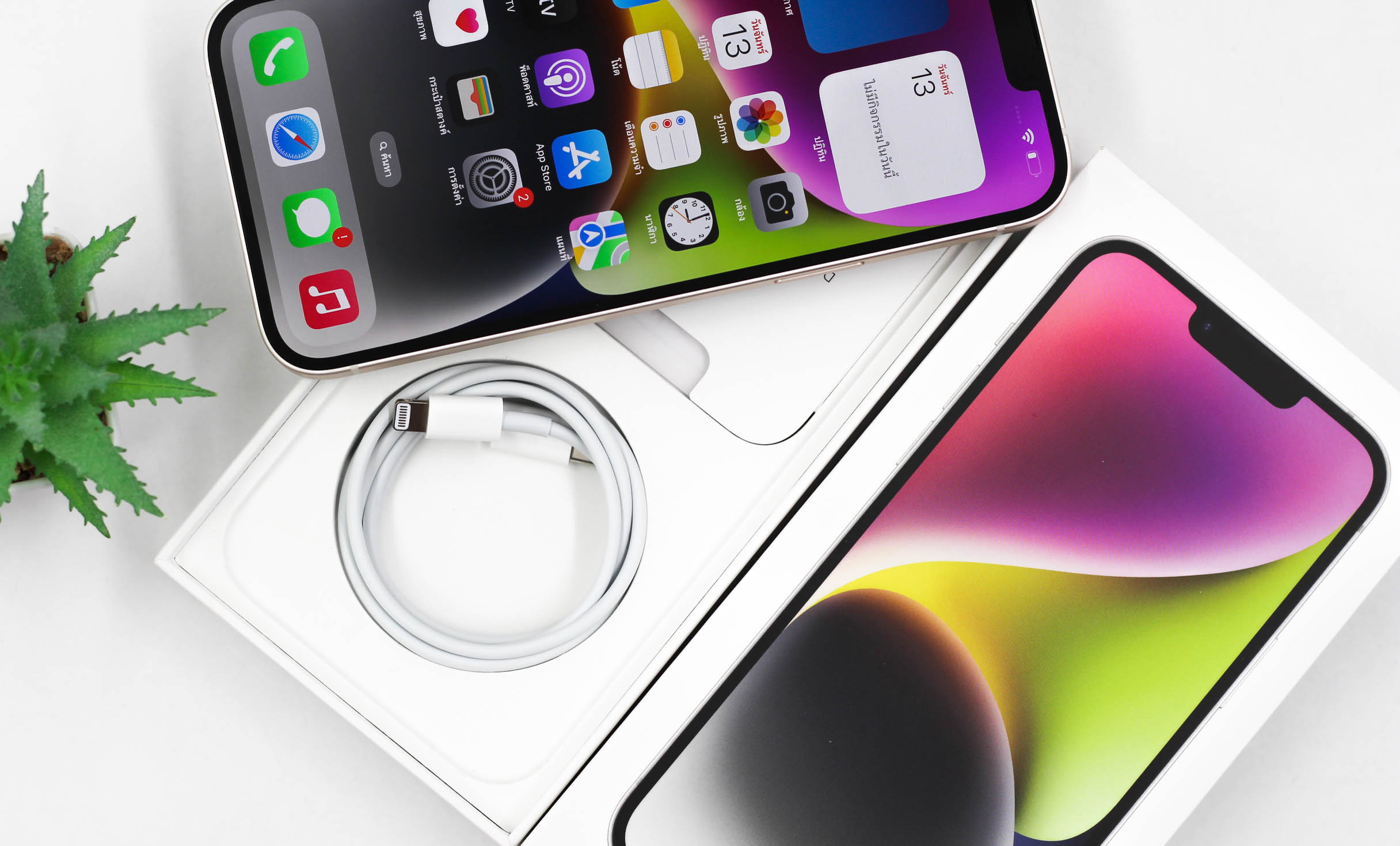 iPhone 14 Plus 128GB TH สี Starlight