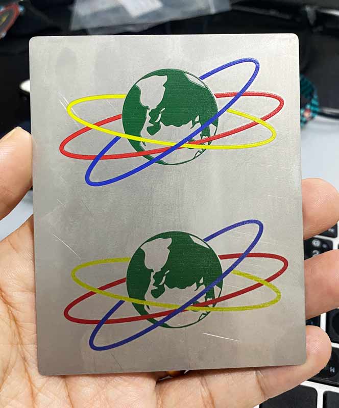 ป้ายชื่อโครงการ ป้ายสแตนเลสพิมพ์ 4 สี