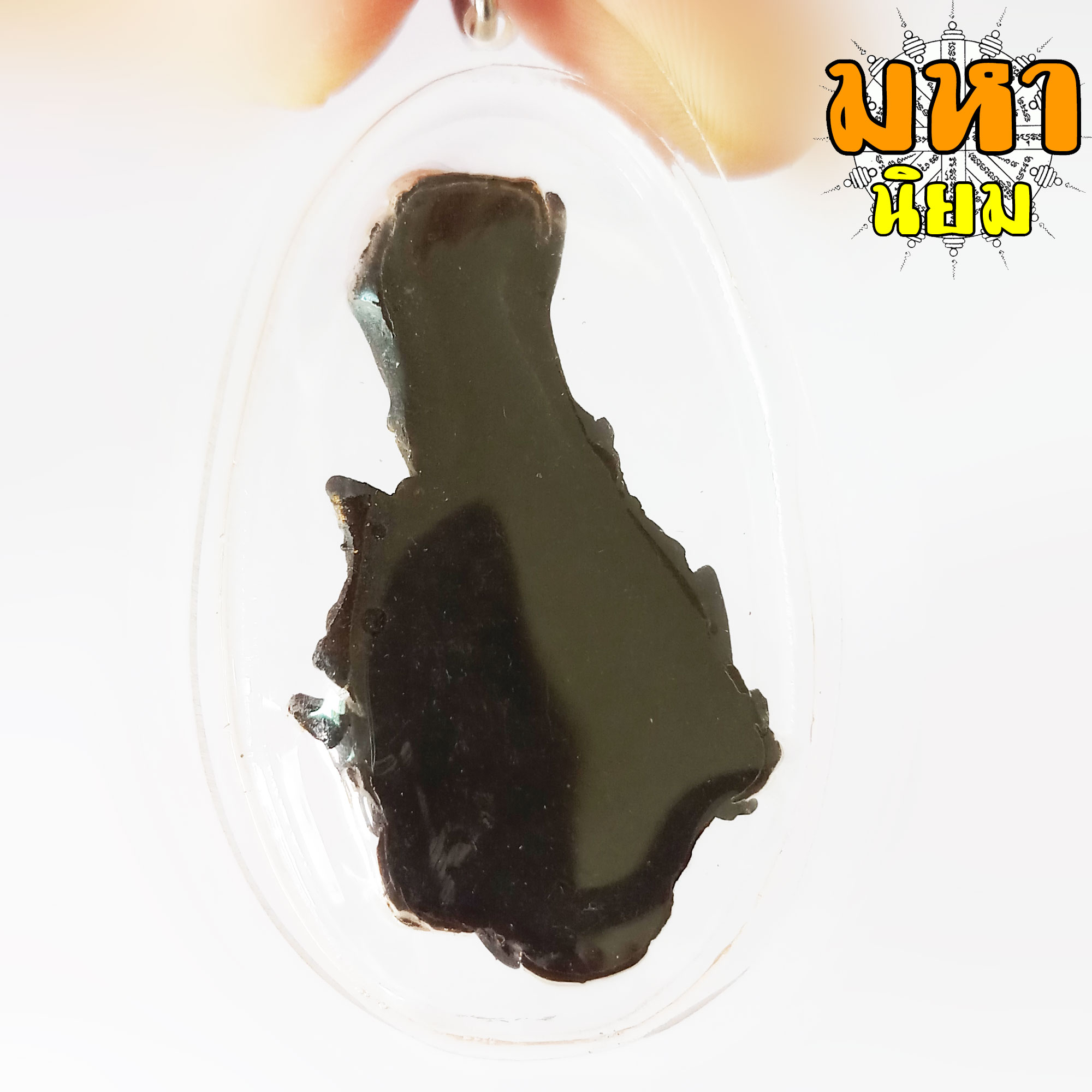 เศียรบรมครู พ่อแก่ เลี่ยมกรอบอย่างดี ไม่ทราบที่มาแน่ชัด