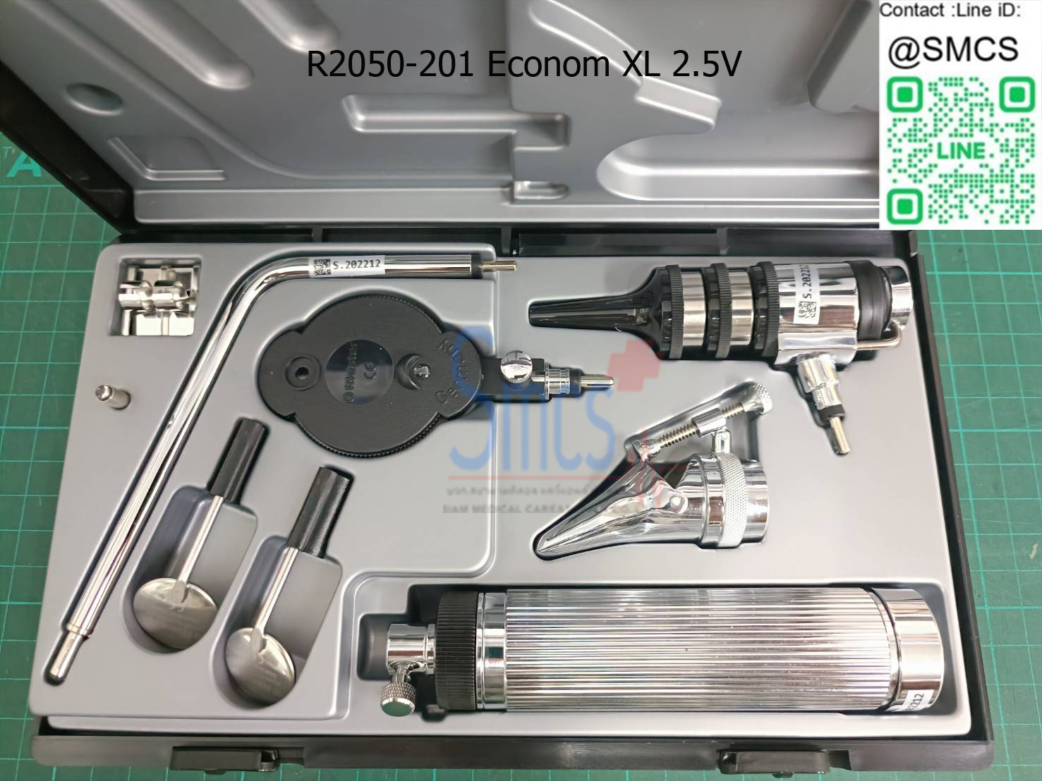 ชุดตรวจหู ตา คอ จมูก Otoscope Riester รุ่น R2050-201 Econom XL2.5V
