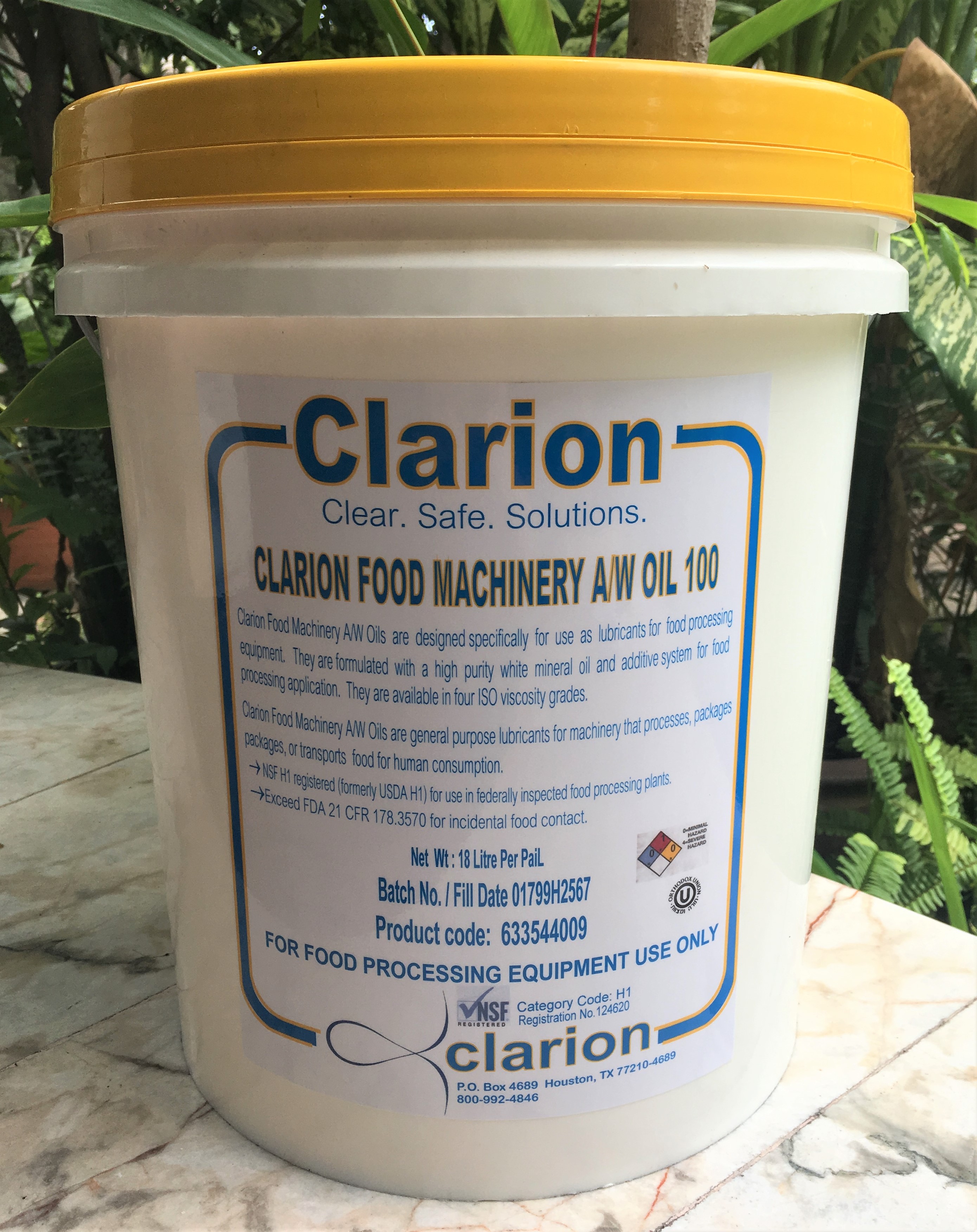 Clarion Food Machinery A/W Oil เบอร์ 32 46 68 100