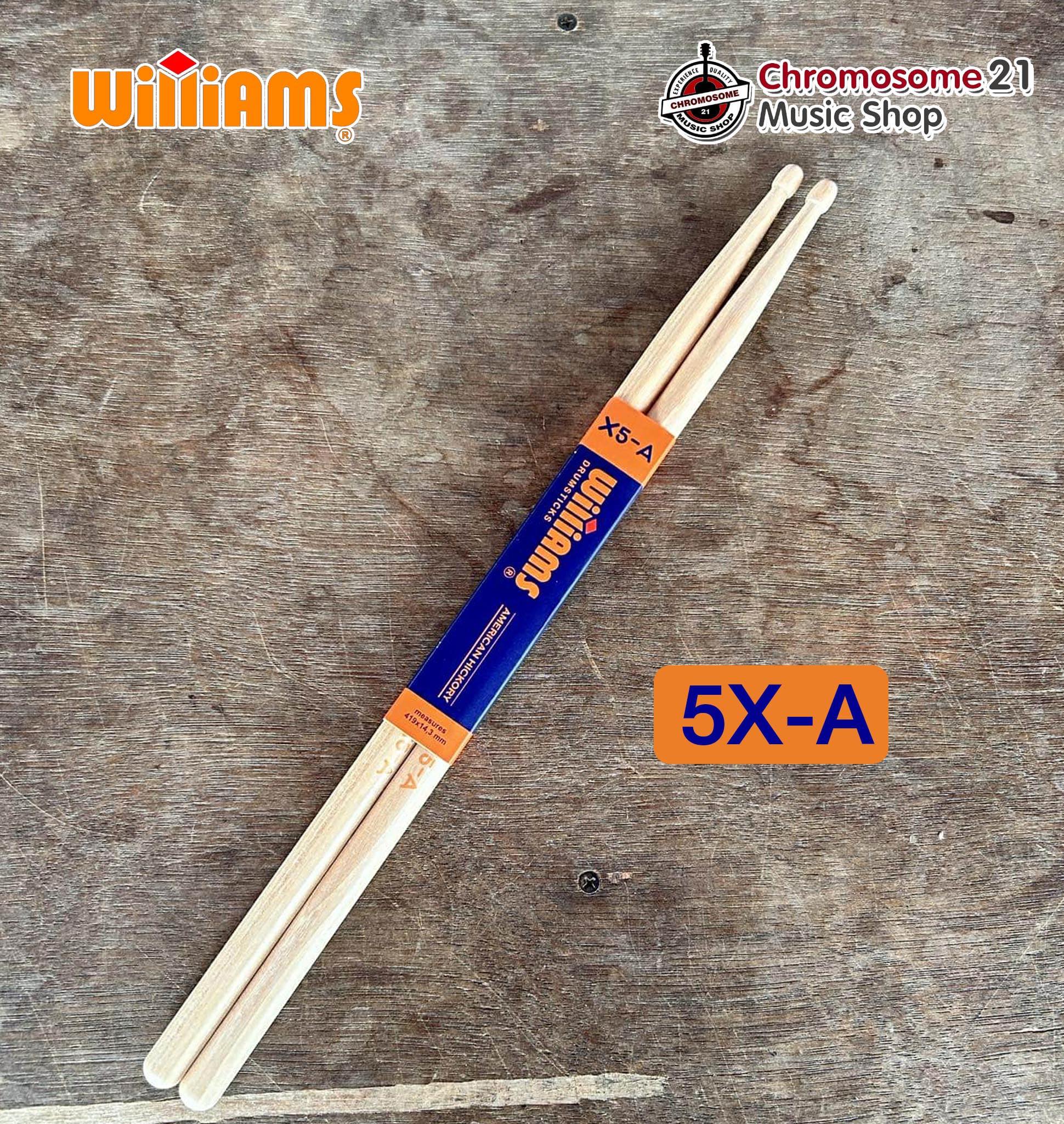 ไม้กลอง Williams ขนาดX5A Classic Series Americana Hickory รุ่น DS-WCL-X5A