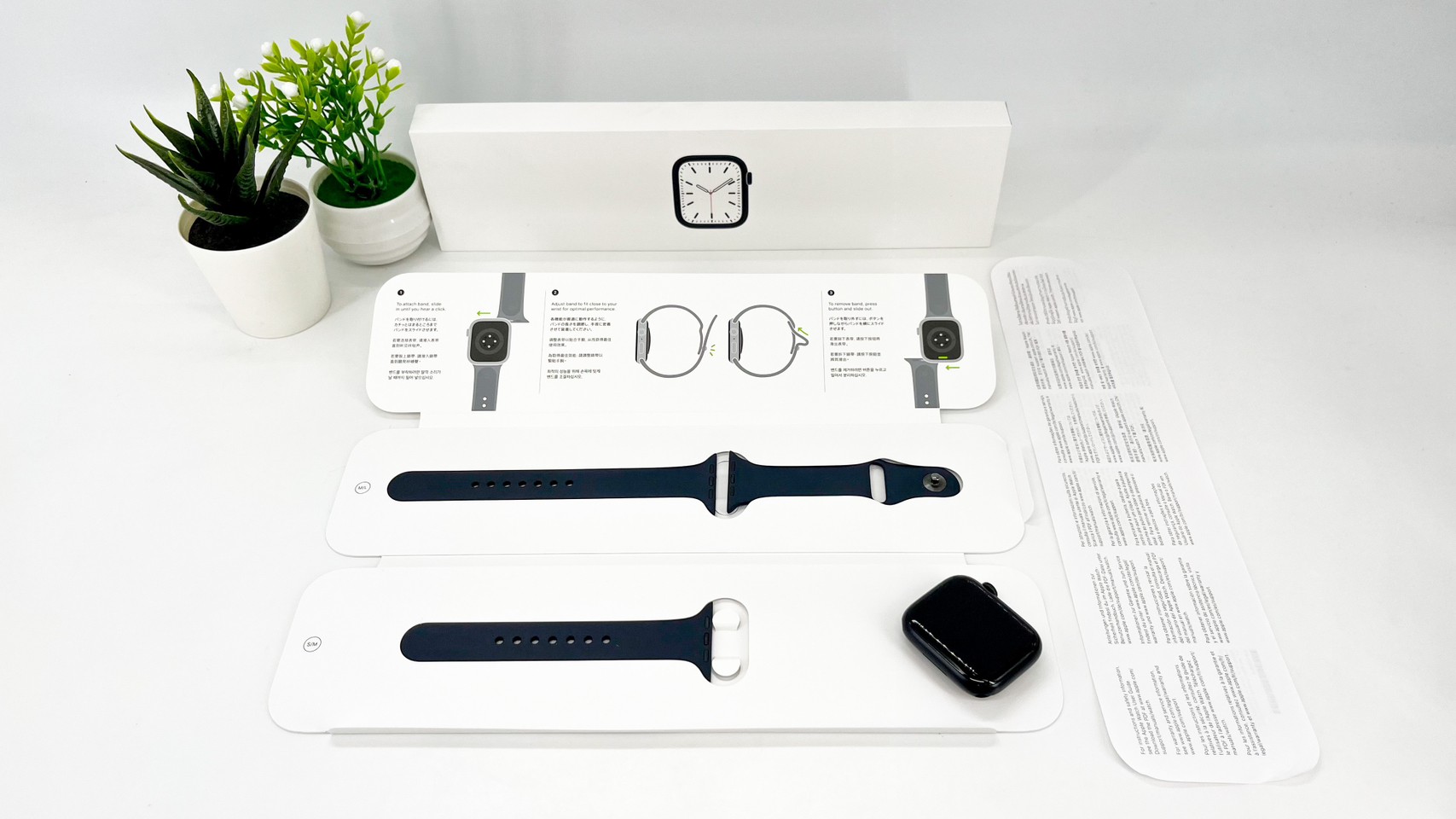 Apple Watch Series 7 GPS + Cellular Alu 45mm. Midnight