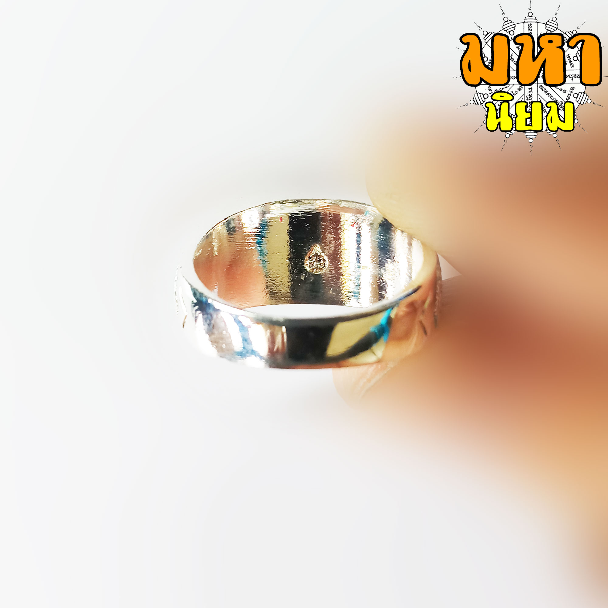 แหวนหลวงพ่อรวย ปาสาทิโก วัดตะโก จ.อยุธยา เนื้อกะไหล่เงินลงยา