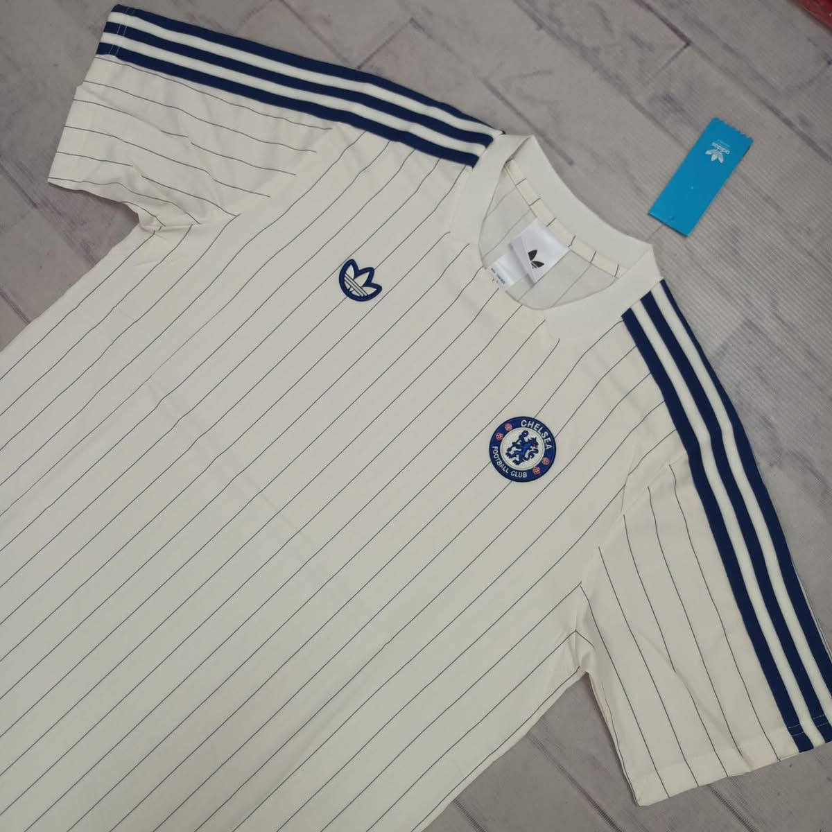 เสื้อฟุตบอล Terrace Icons ปี 2025/26 สโมสรเชลซี สีขาว เกรดแฟนบอล พรีเมี่ยม💯