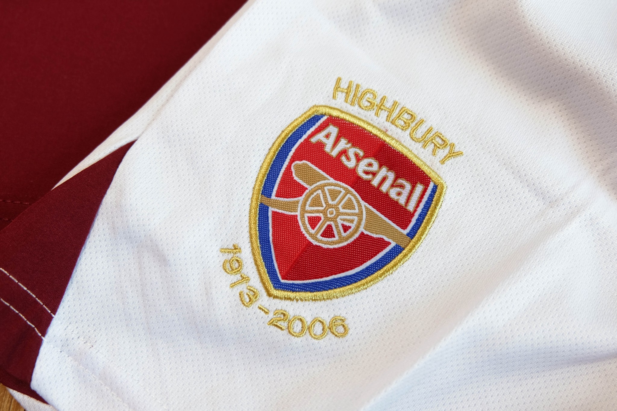 Retro ชุดฟุตบอลเด็กย้อนยุค - อาร์เซนอล เหย้า เกรดแฟนบอล