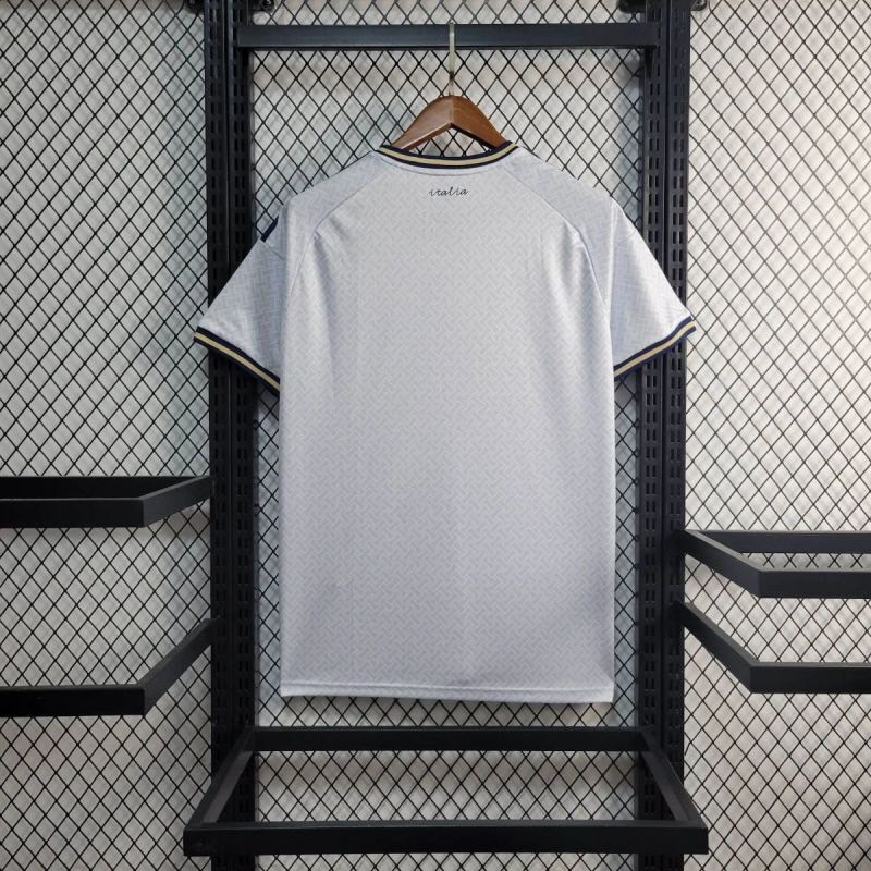 2026-27 มาใหม่เสื้อฟุตบอลทีมชาติอิตาลี สีขาว สำหรับผู้ชาย Fans Edition เกรดแฟนบอล Size S-2XL