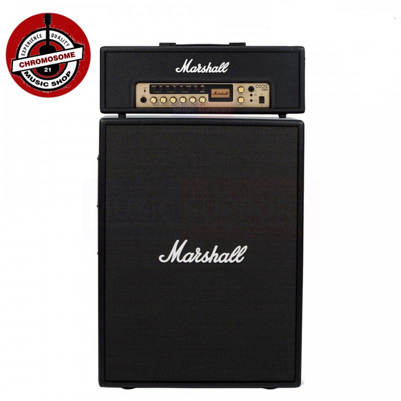 แอมป์กีตาร์ไฟฟ้า Marshall CODE 100H + คาบิเน็ต Marshall Cabinet CODE 212
