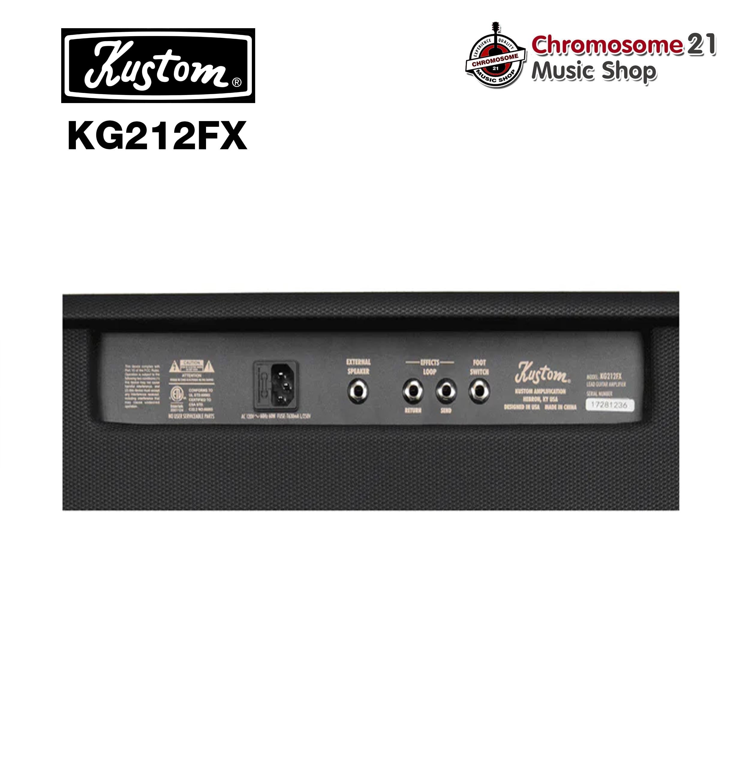 แอมป์กีตาร์ไฟฟ้า Kustom KG212FX
