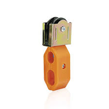 BIG ONE รอกจับสายไฟ ลูกรอกสีส้ม (Pulley for Electric Cable)