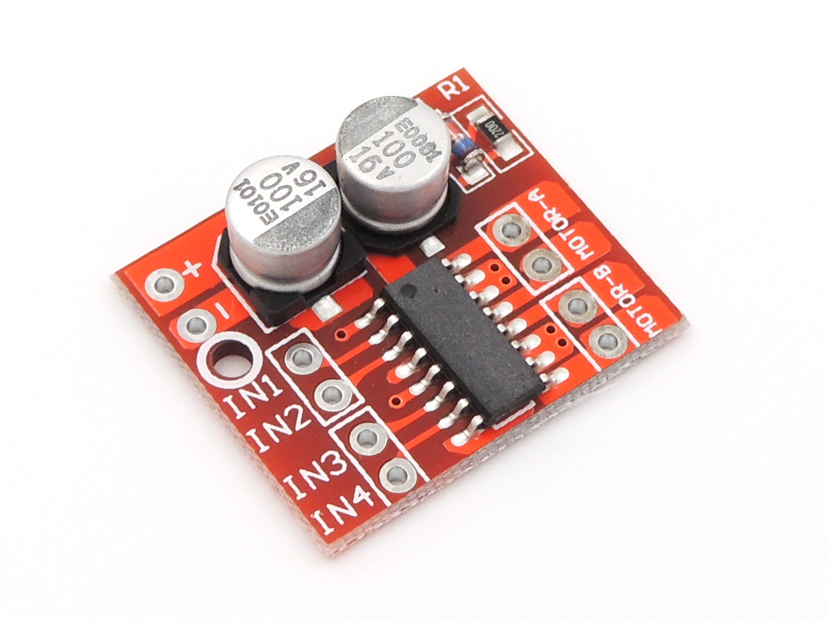 Mini 2 Way PWM Mortor Driver L298N บอร์ดขับมอเตอร์ 2 ช่อง 1.5A