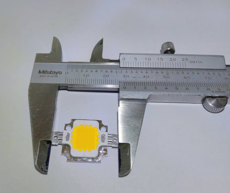 LED Chip ประหยัดไฟแบบ diy ประกอบเอง led 12v 10W 900mA สีส้ม
