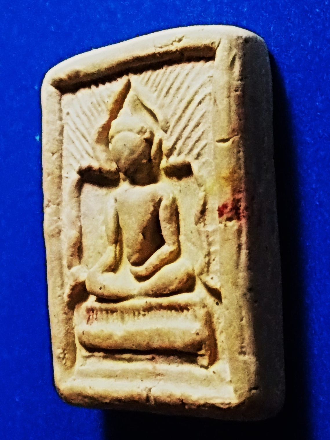 สมเด็จแหวกม่านพิมพ์ต้อ เนื้อผงน้ำมัน ลพ.กวย วัดโฆสิตาราม ชัยนาท #lnw937