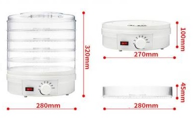 เครื่องอบผลไม้แห้ง เครื่องอบอาหารแห้ง SX-770 FOOD DEHYDRATOR (เครื่องอบแห้งอัตโนมัติ)