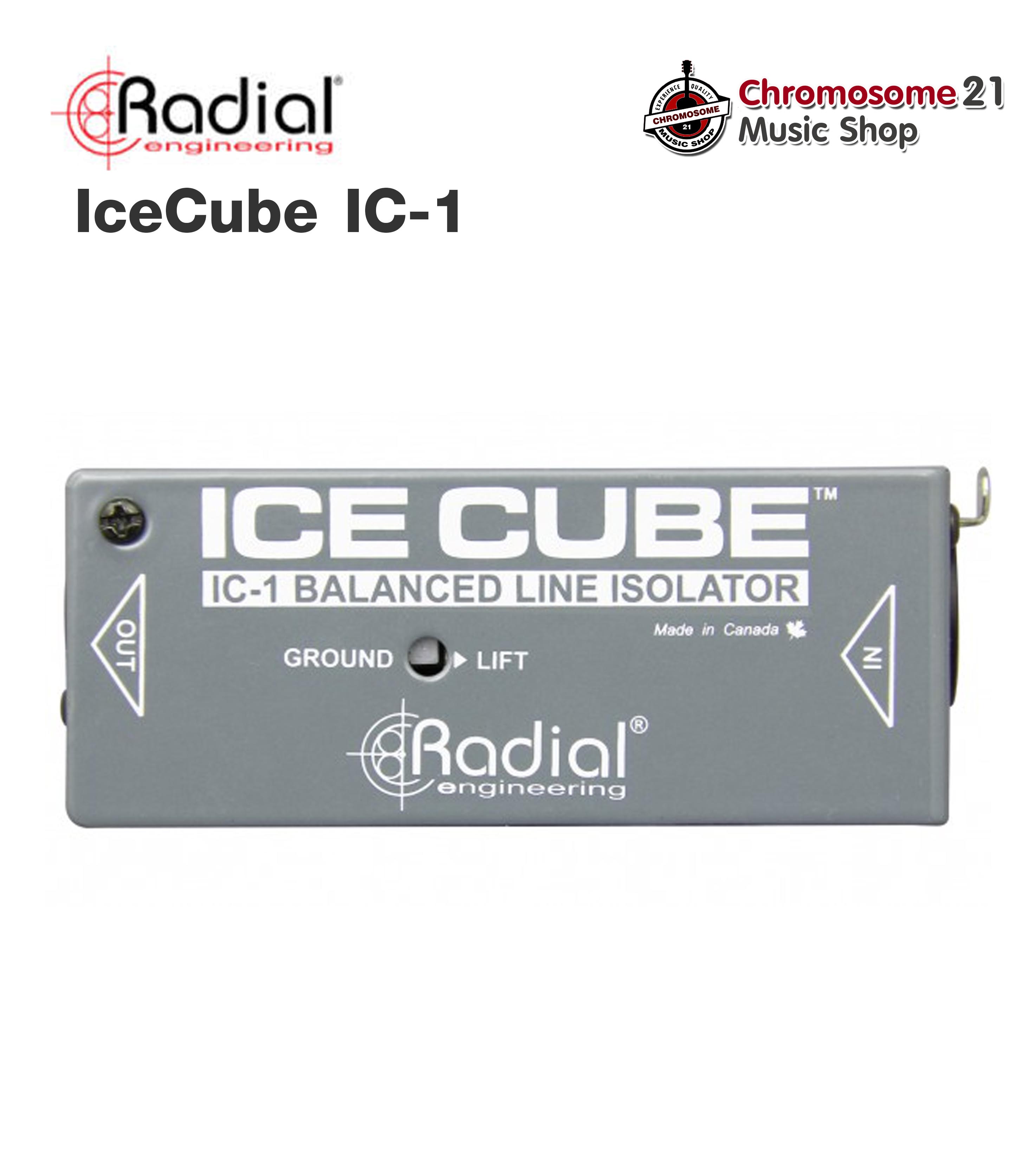 D.I Box Radial IceCube IC-1 ไดเร็คบ๊อกซ์ Balanced Line Isolator and Hum Eliminator