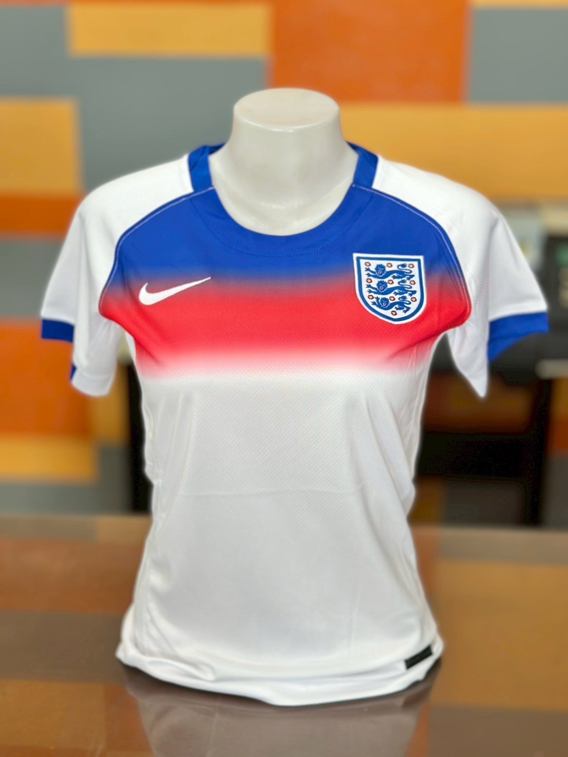 เสื้อฟุตบอลผู้หญิง อังกฤษ สีขาว Fans Edition เกรดฟุตบอล 2025