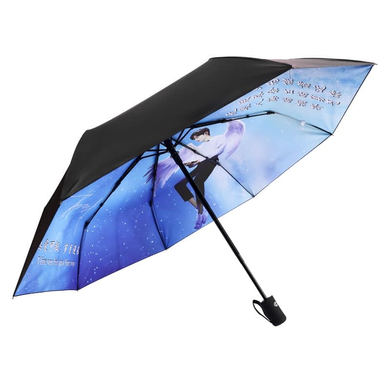 Pre - ร่มกันแดดพับได้ลาย เซียวจ้าน หวังอี้ป๋อ