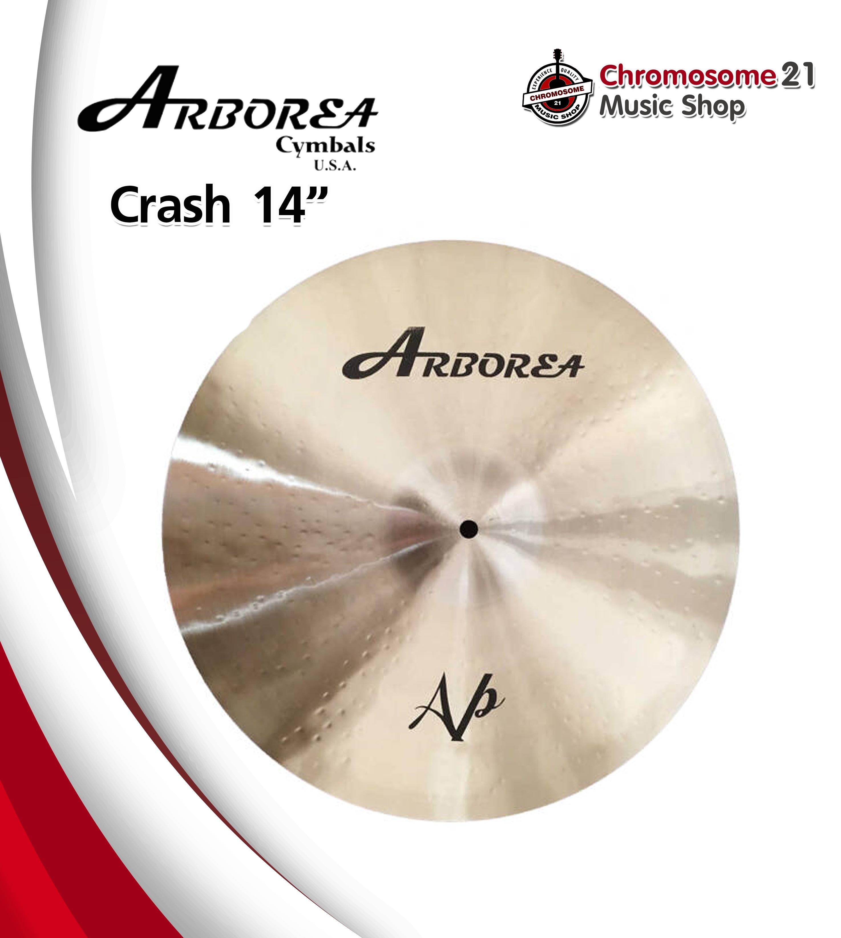 ฉาบ Arborea AP-C14 ขนาด 14 นิ้ว แบบ Crash Cymbals